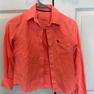 Abercrombie & Fitch Vibrant Orange Shirt
